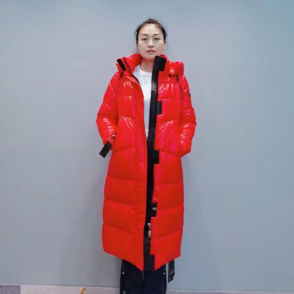 FODARLLOY F21300 Ladies Warm Hooded Cotton-padded Clothes Women Slim Long Winter Jackets Women Coats