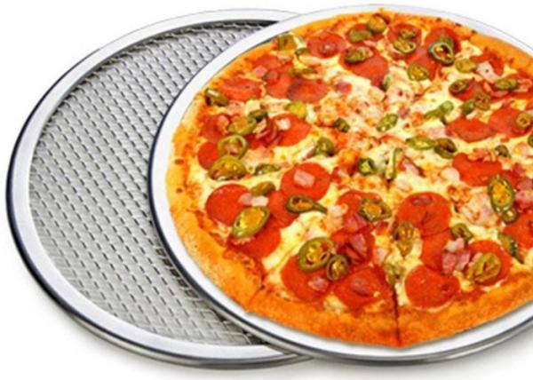 Food Grade 40cm​ Pizza Baking Tools Aluminum Pizza Pan 16 Inch