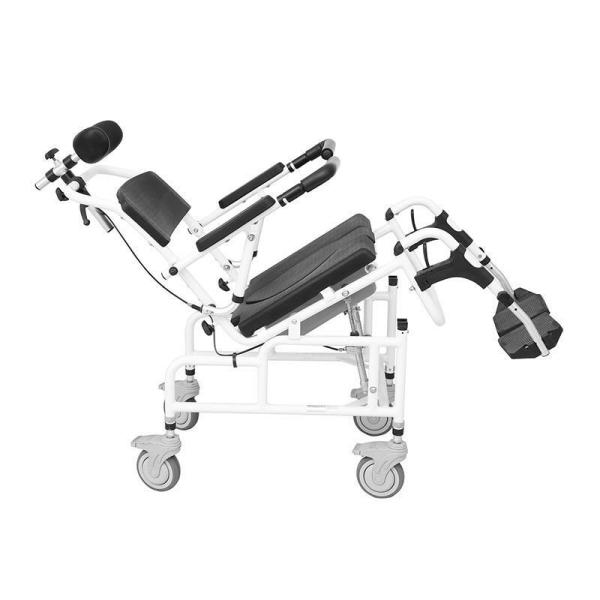 Easy Mobility Manual Wheel Chair Aluminum Portable Shower Commode Chair