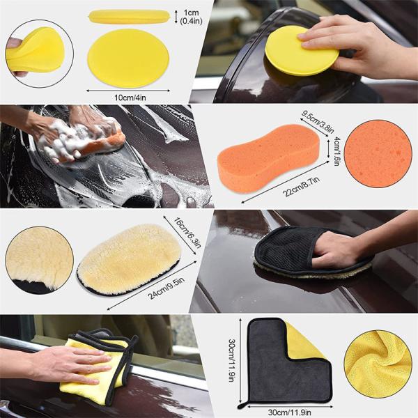 Oem Car Detailing Brush Long Handle Microfiber Car Wash Brush