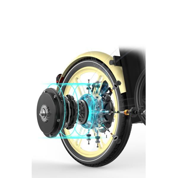 250w Ladies E Bike With Basket 48T Alu Frame , 24x1.75 Electric Women'S Bicycles