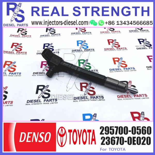 Injetor de combustível diesel piezo 23670-0E020 295700-0560 para Toyota 2GD-FTV