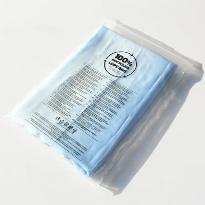 0.06 0,07 0,08 mm Sacos de embalagem de plástico reciclado com tipo de fecho ODM