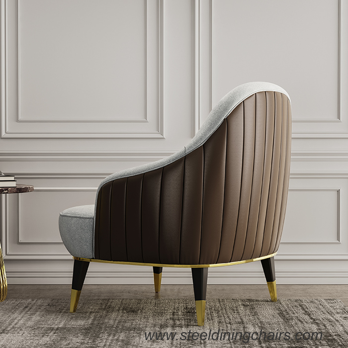 Нордический кожаный диван Seater тигра одного отдыха гостиной