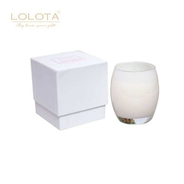 Customized Logo Room Scented Candles Oval Glass Jar Customized Fragrance
