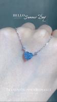 Collier de pendentif en diamant de 1,51ct à coupe cardiaque certifié GRC