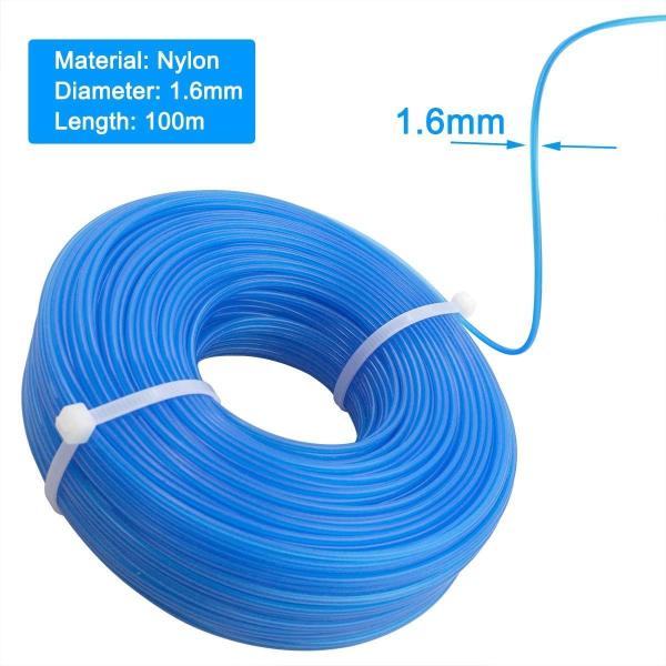 Heavy Duty Trimmer Line Weed Eater String 33.6 ft Nylon Trimmer Line