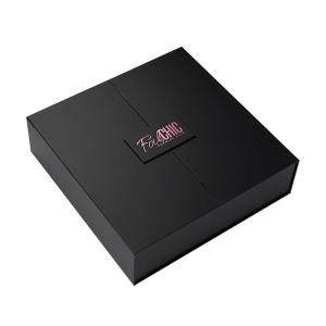 Luxury Custom Logo Double Door Magnetic Paper Hair Extension Custom Wig