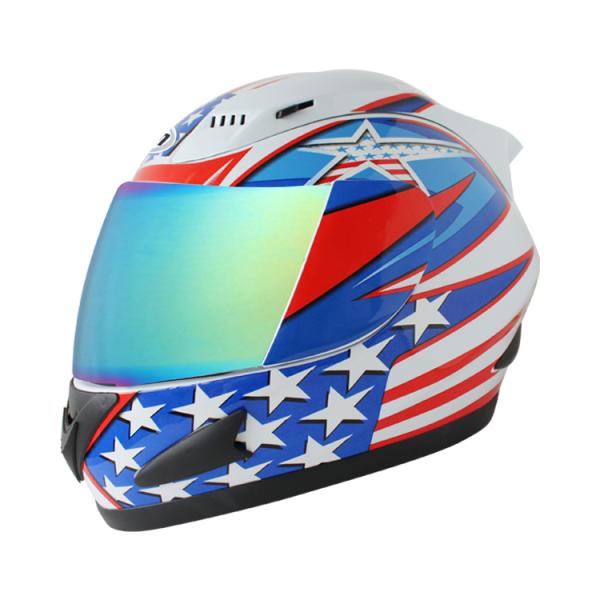 Mountain Bike Full Face Helmet with DOT ECE Certification and High Density EPS Liner