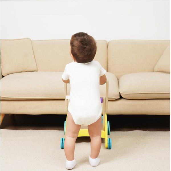 Children's Double Deck Wooden Toy Shopping Trolley