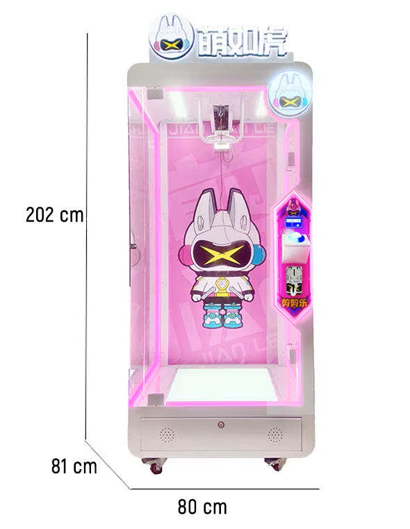 Coin Operated Smart Cut Prize Machine Gift Vending Machine Big Doll Prize Cutting Machine
