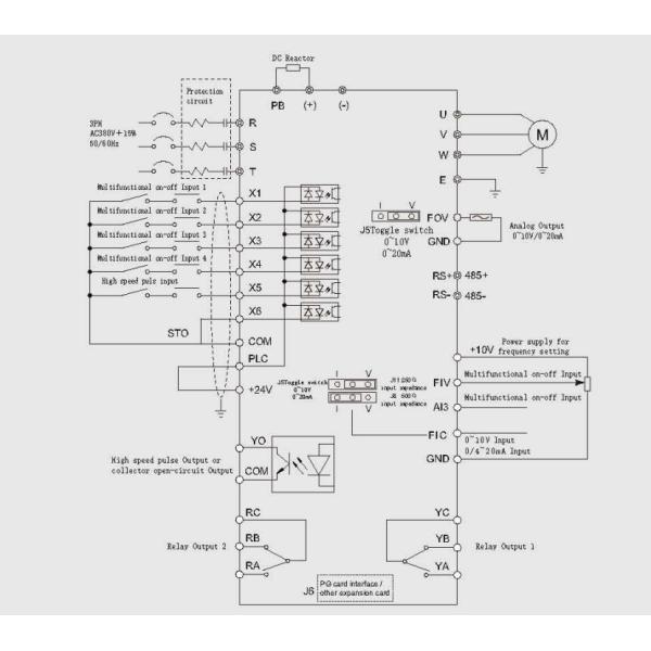 T8400D-3R7G/5R5P Инвертор для промышленности 3.7кВт для ЦНК