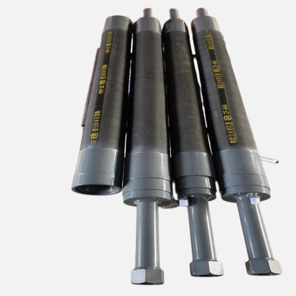 Inflatable rubber grout injection packer borehole seals for grouting water or cement