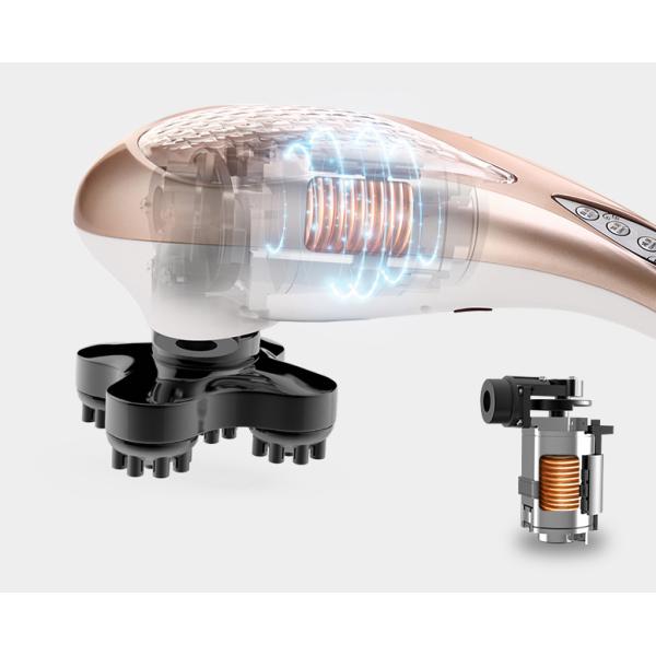 Classical Red Light Electric Body Massager , Shiatsu ABS Cover Hand Massage Machine