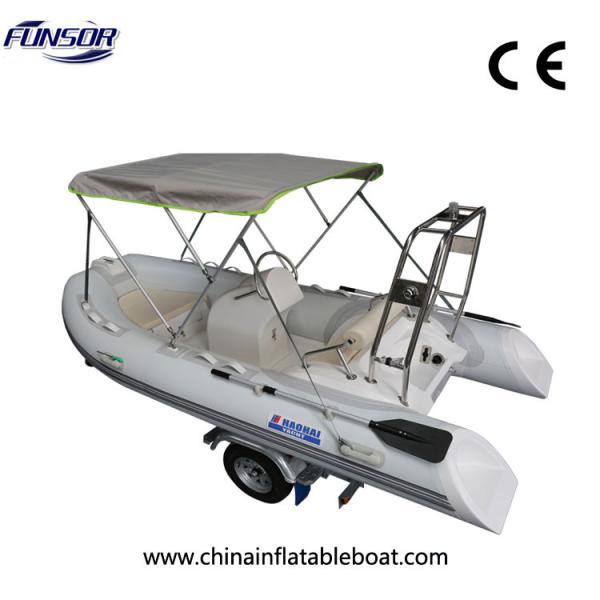 Red Color High Speed  Rigid inflatable boat for entertainment