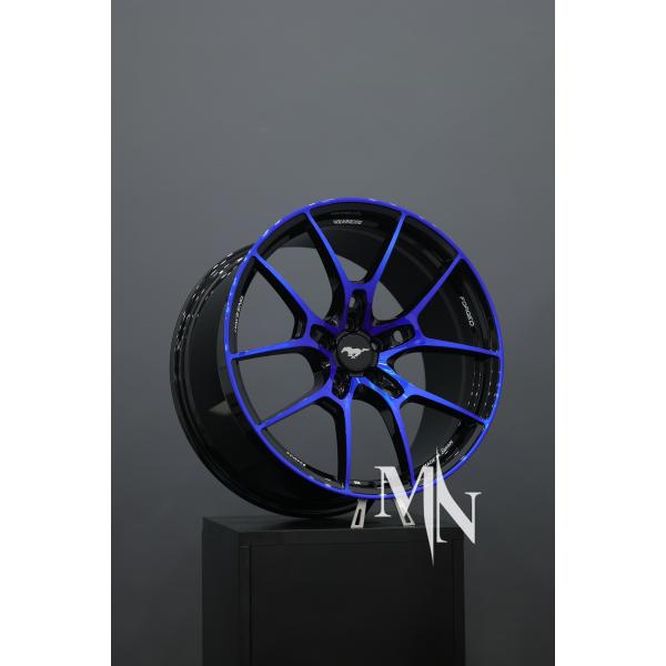 Volk Racing Rays G025 Blue Wheels Forged Wheels