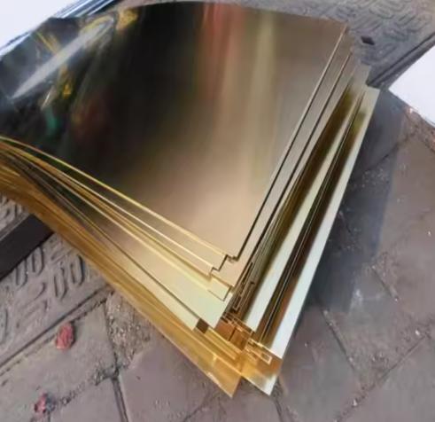 3mm Gold Plated Brass Copper Sheet C22000 Custom Corrosion Resistant