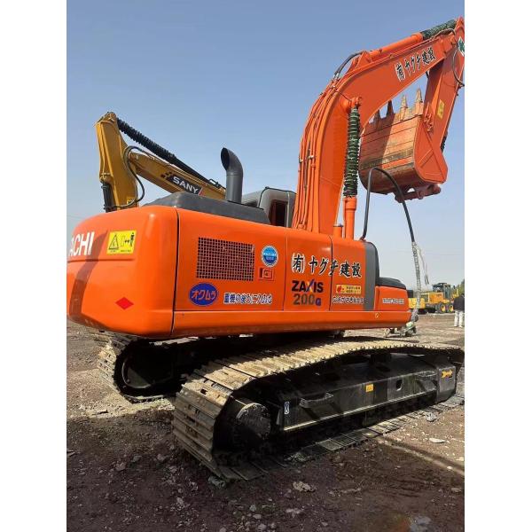 Crawler Used Excavator Machine HITACHI ZX200-3G with 2700mm Track Width