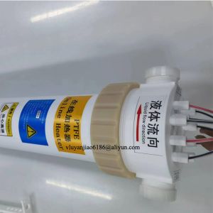 10kW PTFE Housing Inline Chemical Heater Three Phase Industrial In Line Electric Heater