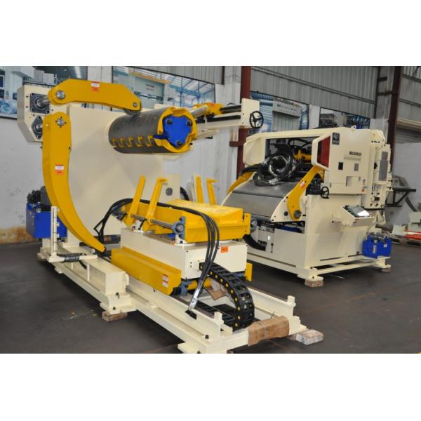 Sheet  Automatic  3 In 1 Decoiler And Straightener  , Metal Stamping Press Feeder