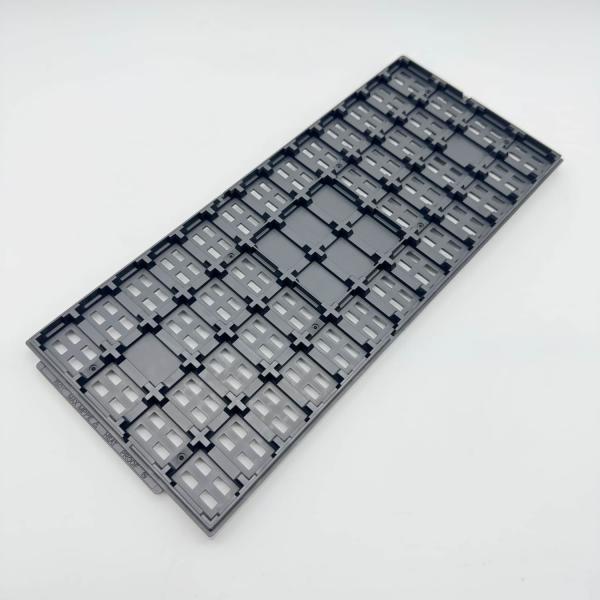 Black Custom JEDEC Trays PPE Material ESD Safe For Customized High-Temperature IC Tray