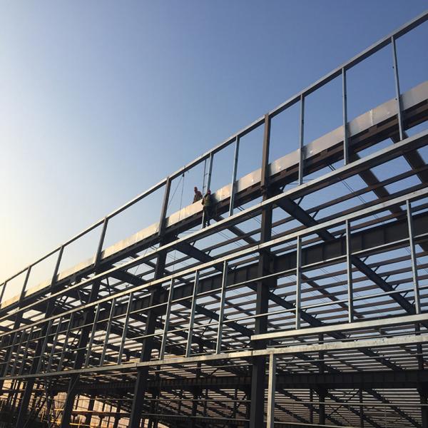 Anti Rust Coated Construction Materials Prefab Industrial Warehouse Workshop Structure Fabrication