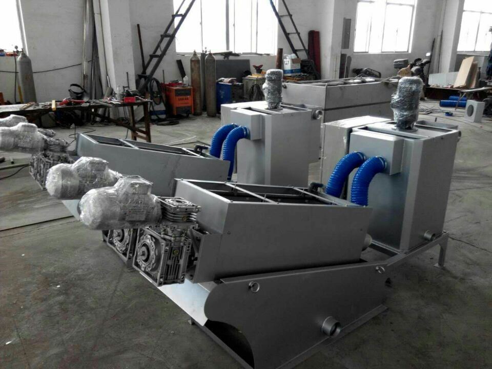 машина шуги прессы винта 4.5m3/h Dewatering, оборудование химической шуги Dewatering