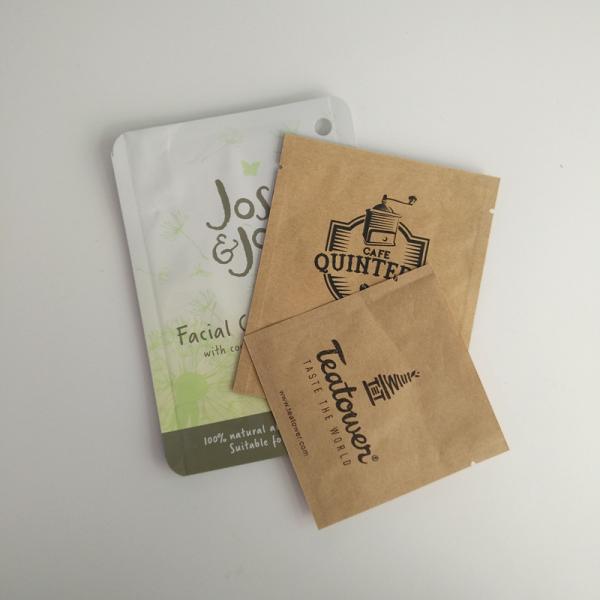 3 Side Seal Custom Printing plastic Sachet for Samples Cosmetics Packaging bags