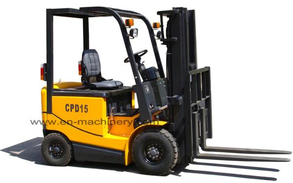 Economic Electric Stacker with Adjustable Wide with Leg Battery Powered Forklift