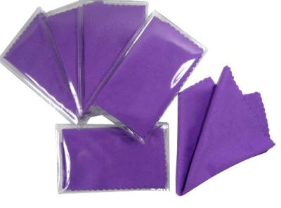 2024 hot eyeglasses lens clenaing cloth with micrfofiber material and poly bag and customize logo