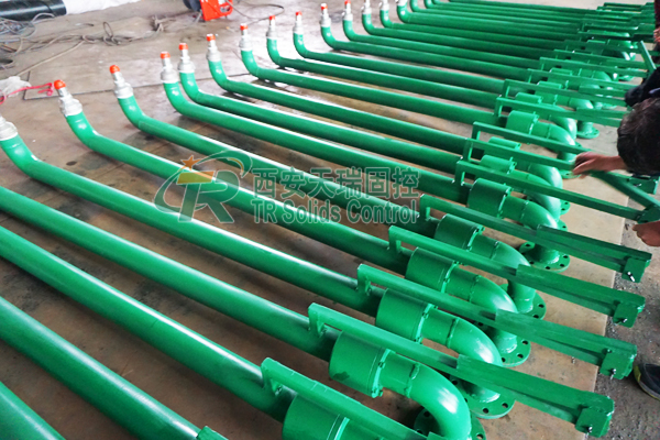 Trenchless HDD mud gun Система скважины для буровой установки с грязным резервуаром с 3 высокоскоростными реактивными соплами