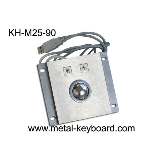 Rugged Industrial Trackball Mouse , IP65 Waterproof 25MM Metal Laser Trackball