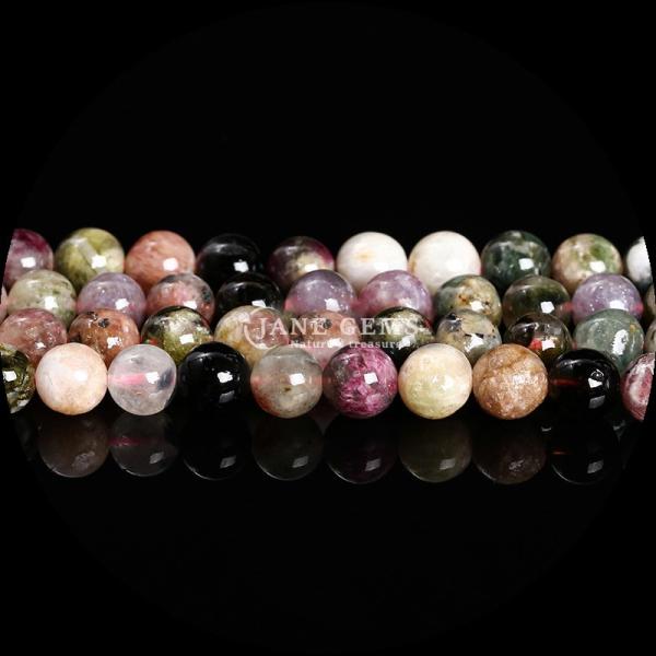 Formas redondas variadas de cuentas de piedras preciosas naturales labradorita amazonita hilos sueltos para diseños de joyas de bricolaje