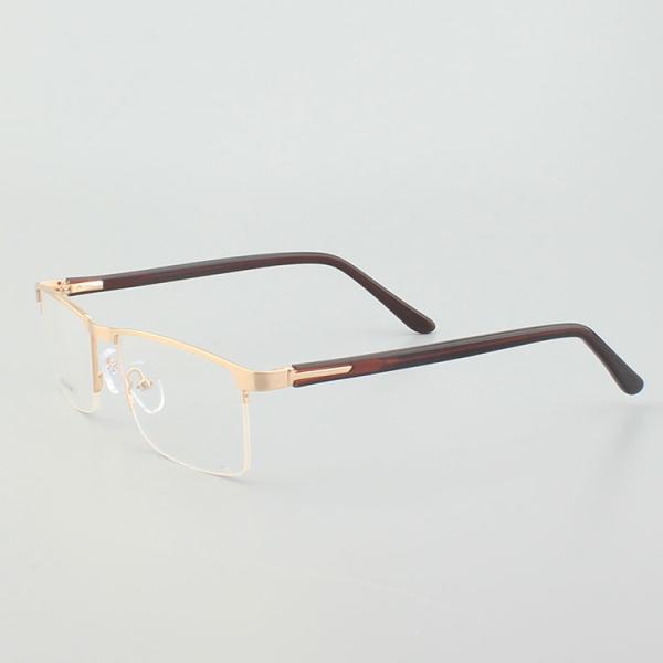 Classical Mens Half Frame Glasses Anti Blue Light Glasses