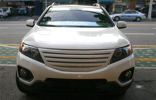 Grelha dianteira ABS para KIA SORENTO 2009, Acessórios modificados para automóveis
