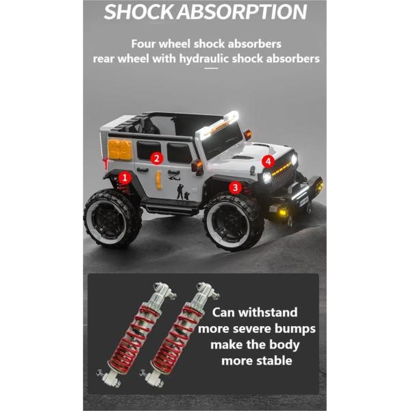 OEM ODM 24 Volt Childrens Electric Car Off Road 4 Seater Kids Electric Car