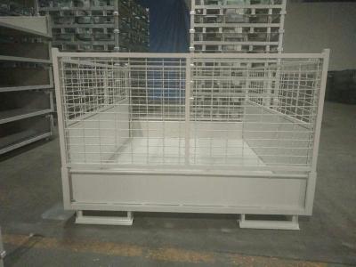 Supermarket 50*50mm Mesh 0.6mm Wire Metal Storage Cages