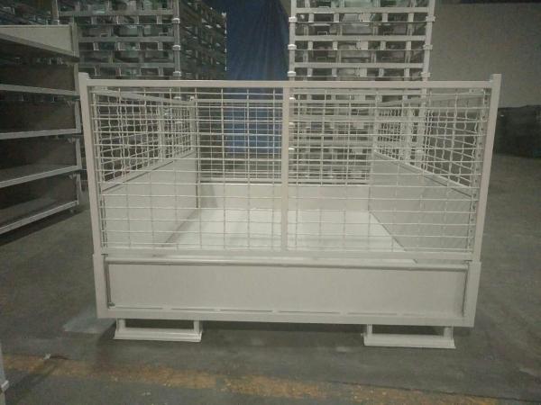 Supermarket 50*50mm Mesh 0.6mm Wire Metal Storage Cages