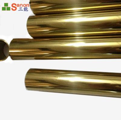 Golden Colour SS Welded Pipe Stainless Steel 304 4 Od Stainless Steel Tubing