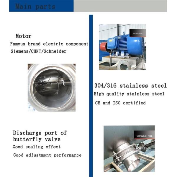 Тип смеситель сухого порошка в для еды лаборатории фармацевтической химической