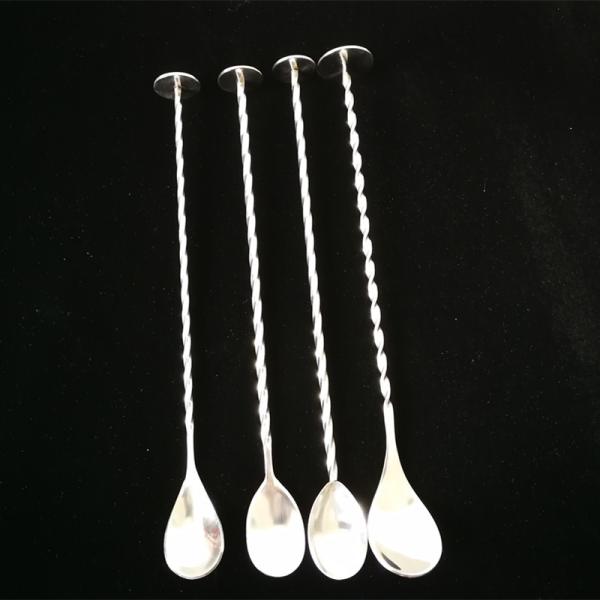 Multi Function Long Bar Spoon , Custom Logo Stainless Steel Stirring Spoon