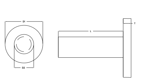 Golden Bronze Flanged Bushings Self Lubricant for Shafts 12mm x 30mm