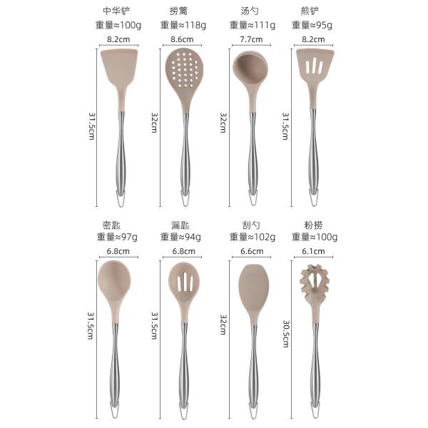 Силиконовые кухонные принадлежности набор с держателем Силиконовые кухонные принадлежности набор для Nonstick кухонные принадлежности Кухонные принадлежности набор