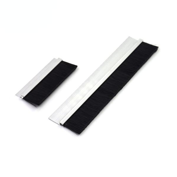 Furniture Dusting Door Bottom Brush PP Nylon Bristle Strip Easy To Assembly