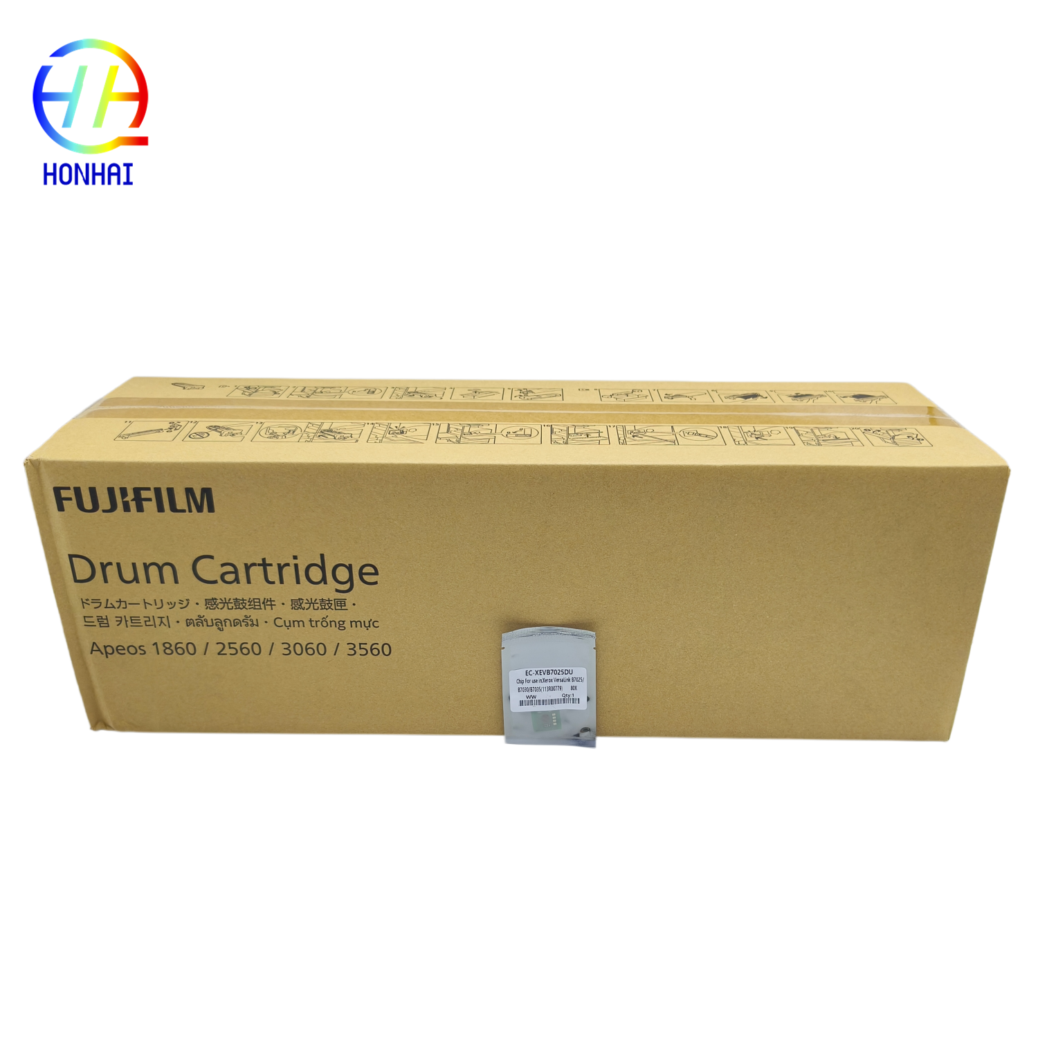 Original Drum Cartridge with 30,000 Page Yield and Premium OPC Material for FujiFilm Apeos 1860 2560 3060 3560 Printers