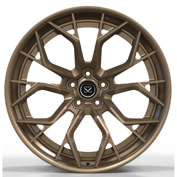 Bronze Painting 21 Inches Audi Rs6 2 Forged Wheels