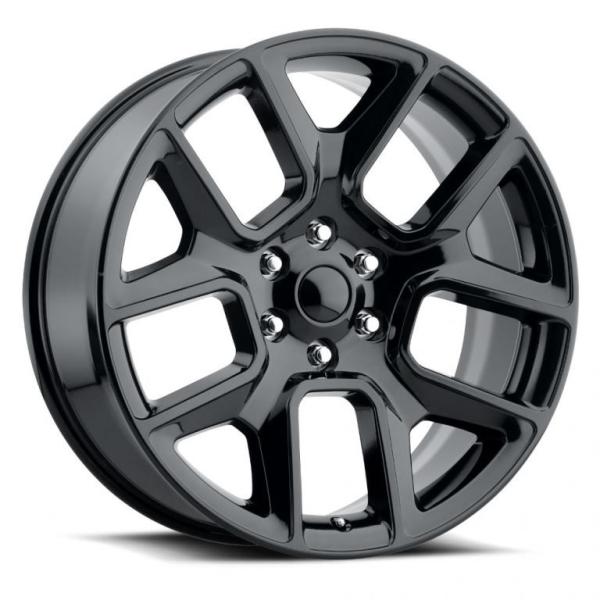 Grey Dodge RAM 1500 Chevrolet Replica Wheels 22 Inch 5 Lug 2684 5x5.5