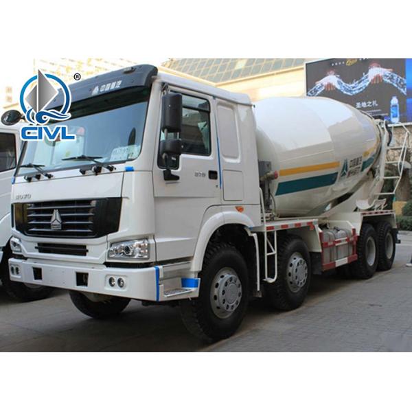 New 371HP 18 / 20cbm 8x4 Sinotruk Howo Concrete Mixer Trucks With EURO2 Standard Diesel Truck