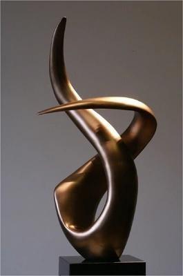 Resin Outdoor Abstract Sculpture Wrought Copper Handmade Metal Sculpture