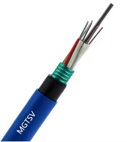 12 24 Core Single Armor Double Jackets Flame-Retardant MGTSV Mining Fiber Optic Cable